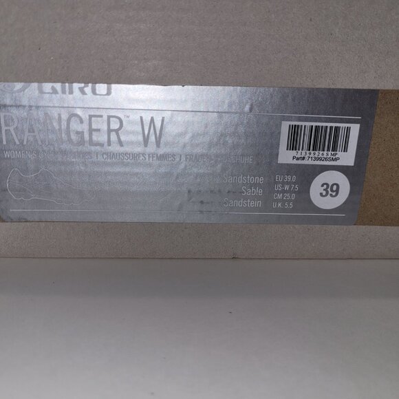 Giro Ranger Sandstone EU39/US7.5 Womens Cycling Shoes New In Box Retail $109 - Picture 4 of 10